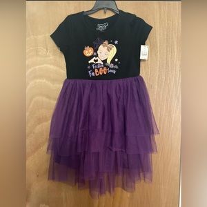 Girls Jojo Siwa Halloween Tutu Dress - Black/Purple XL
